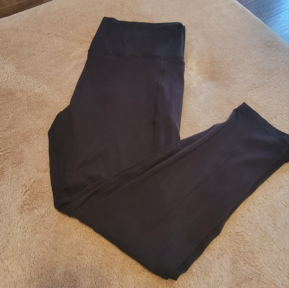 Coral Reef Black Leggings
